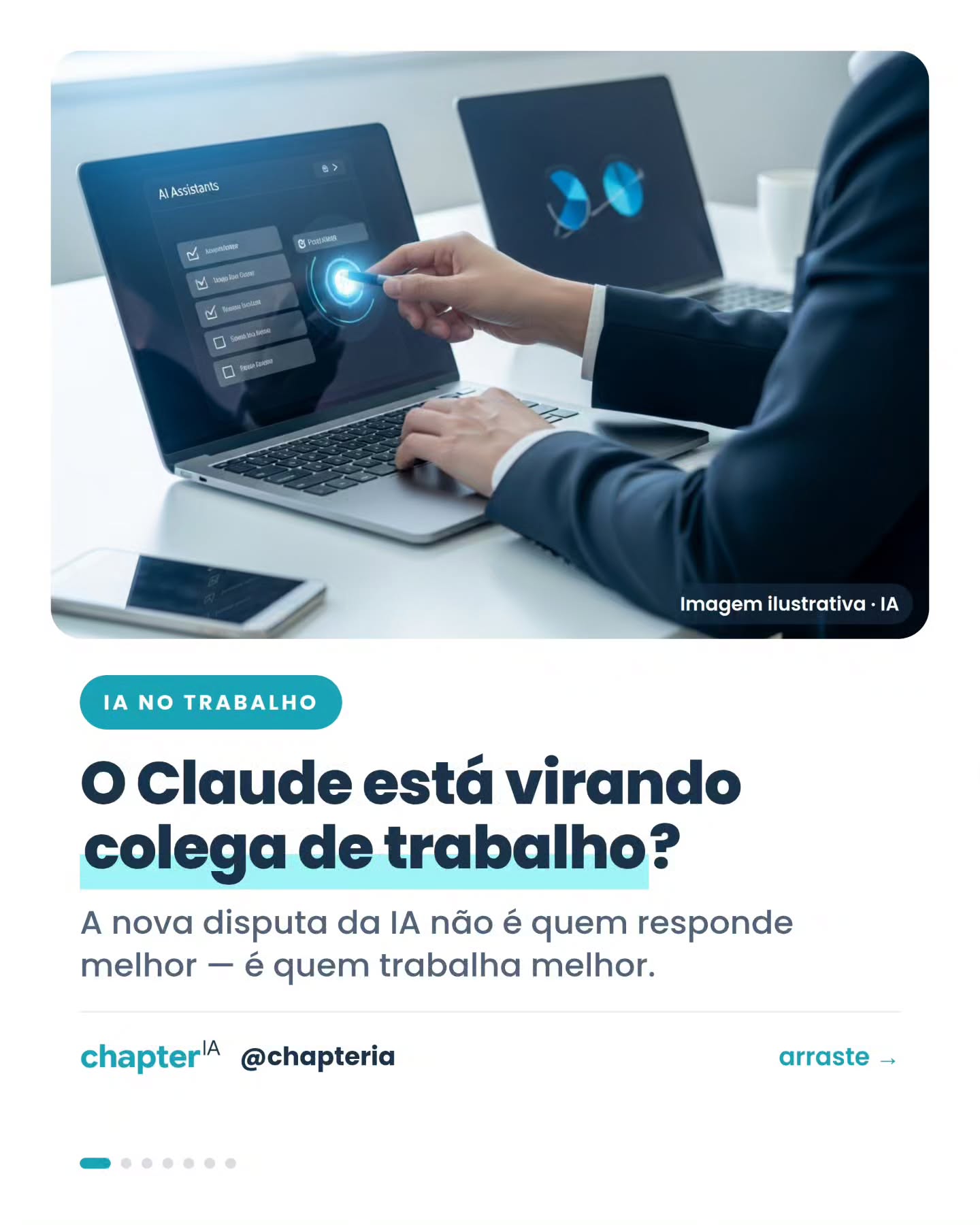 Post do Instagram da ChapterIA